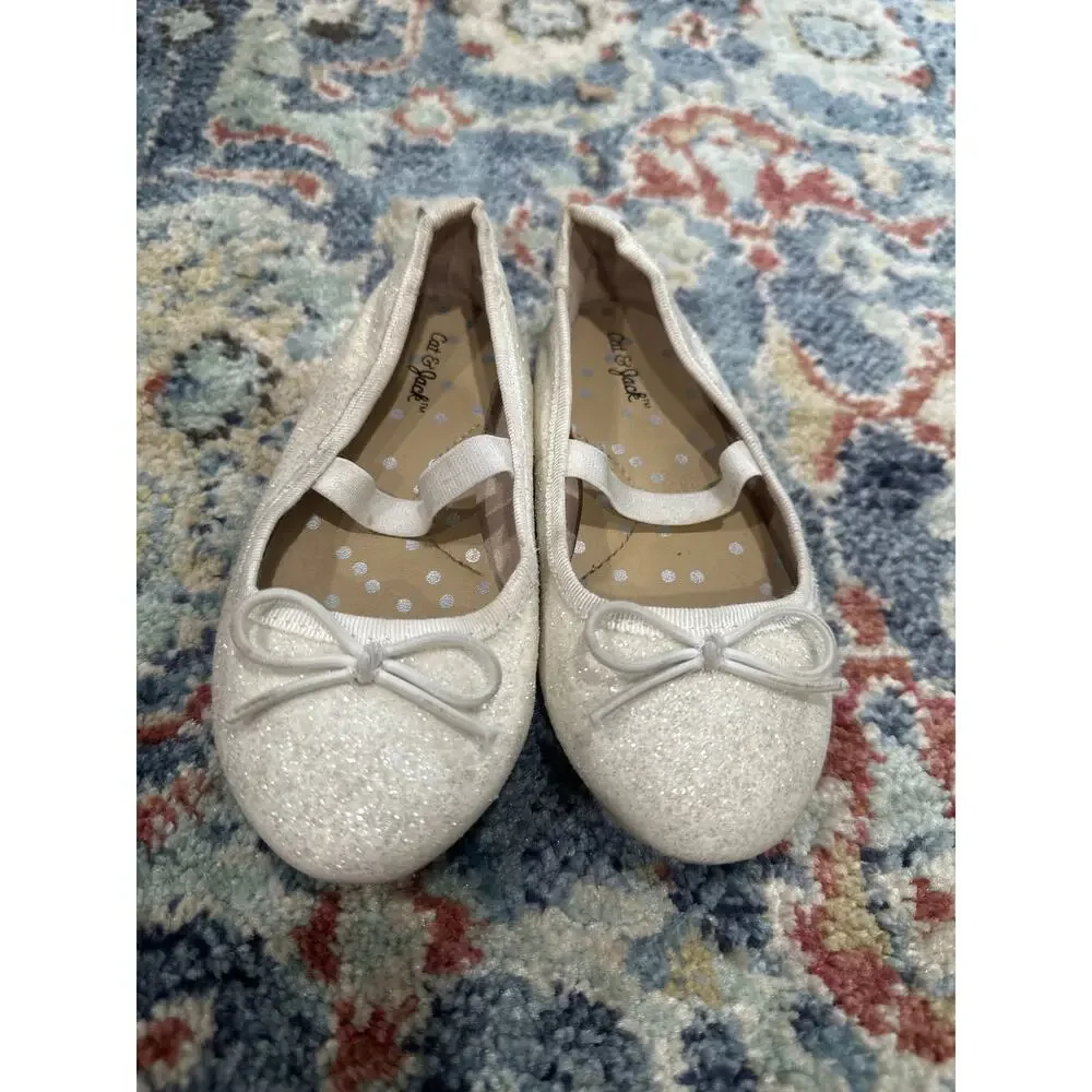 Shoe Bundle Girls 8 Toddler‎ Black White Silver Glitter